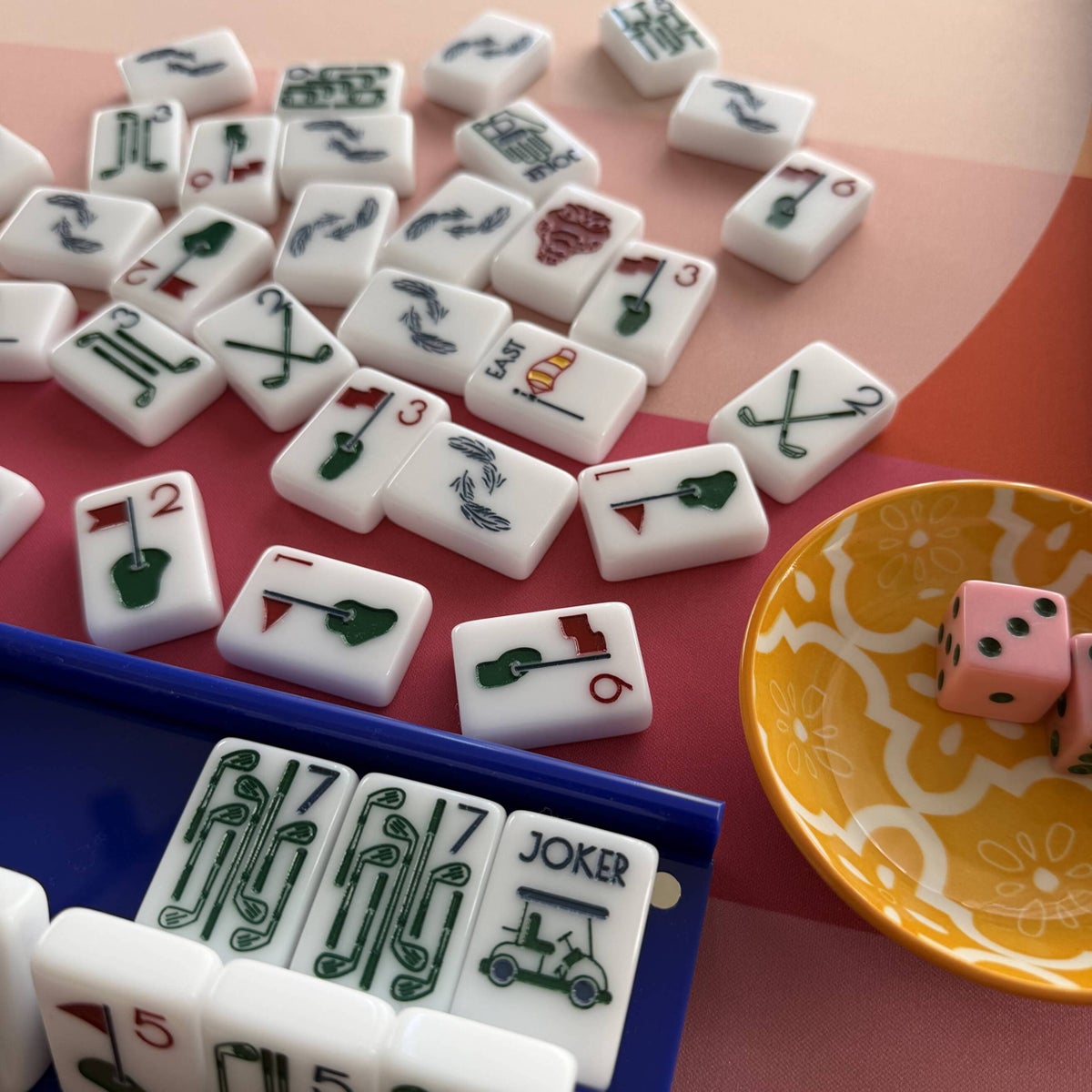 Mahjong tiles available for rent